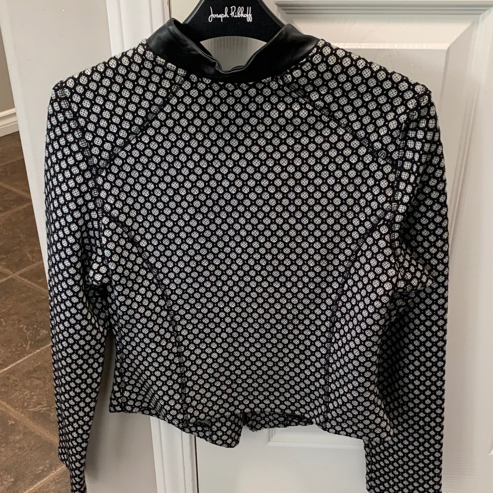 Joseph Ribkoff, black/white jacket - Picture 3 of 3
